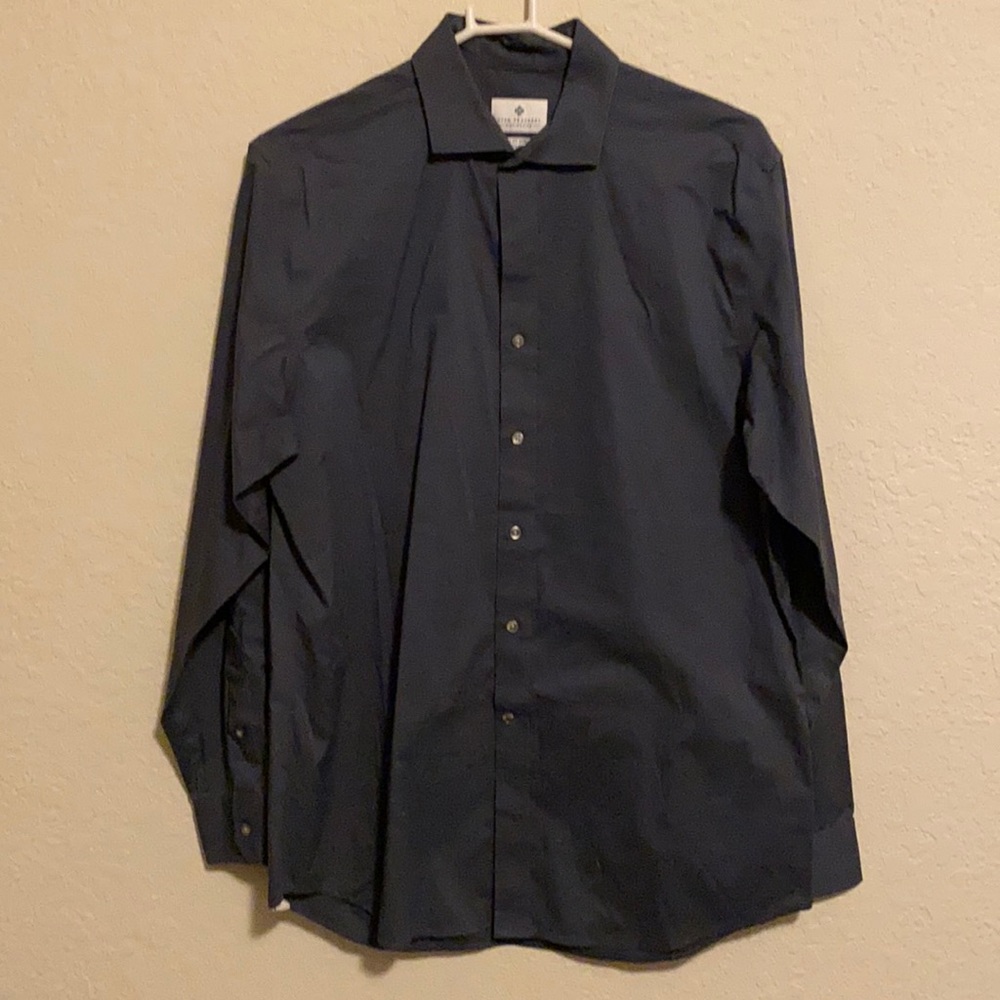 Dark gray LS dress shirt